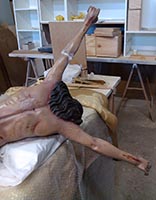 Restauración escultura. Tratamiento de intervención estucado